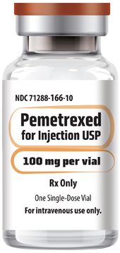 Pemetrexed for Injection, USP 100 mg per vial
